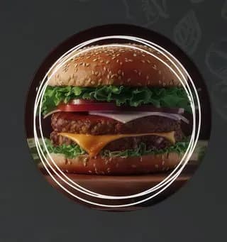 Meat Burger Double au cheddar